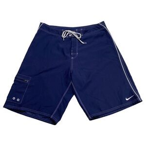 Nike Swim Men’s Navy Blue Board Shorts Sz 34